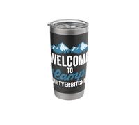 Welcome to Camp Quityerbitchin Funny Camping Stainless Steel Insulated Tumbler