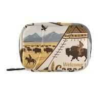Welcome to Canada Scenery Culture Medical Bag with Detachable Compartments Attachable Small Pill Organizer