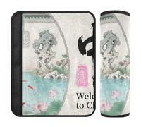 Welcome to China Scenery Culture 2 Pack car seat Strap Pads Stop seat Belt Cutting into Neck for SUV funda para cinturón de carro