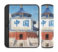 Welcome to China Scenery Culture 2 Pack seat Belt Protector Stop seat Belt Cutting into Neck for Most Cars funda para cinturón de carro