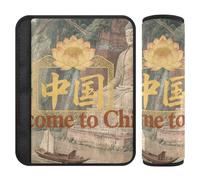 Welcome to China Scenery Culture 2 Pack seat Belt Shoulder pad Stop seat Belt Cutting into Neck for Backpack Protector para cinturón de carro