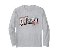Welcome to Derry Greetings from Derry Long Sleeve T-Shirt, Adult Unisex, Heather Grey, Small