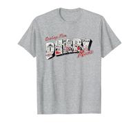 Welcome to Derry Greetings from Derry T-Shirt, Men, Heather Grey, Small