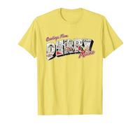 Welcome to Derry Greetings from Derry T-Shirt, Men, Lemon Yellow, 3X-Large