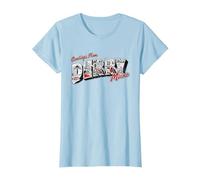 Welcome to Derry Greetings from Derry T-Shirt, Women, Baby Blue, Medium