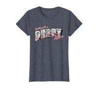 Welcome to Derry Greetings from Derry T-Shirt, Women, Heather Blue, 3X-Large