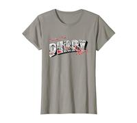 Welcome to Derry Greetings from Derry T-Shirt, Women, Slate Grey, X-Small
