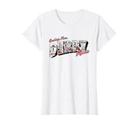 Welcome to Derry Greetings from Derry T-Shirt, Women, White, 3X-Large