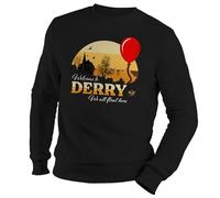 Welcome to Derry Novel Written by Stephen King Inspired Unisex Black Sweater Size S