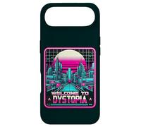 Welcome to Dystopia Futuristic Retrowave Urban Gloomy Sci-fi Case for iPhone Air