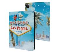 Welcome to Fabulous Las Vegas Case for iPad 10th-1st Generation | PU Tablet Protective Cover with TPU inner for Pad 2018-2022, Air 1-5, Pro 2016-2022, Mini 1-6