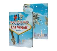 Welcome to Fabulous Las Vegas Case for iPad 10th-1st Generation | PU Tablet Protective Cover with TPU inner for Pad 2018-2022, Air 1-5, Pro 2016-2022, Mini 1-6