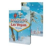 Welcome to Fabulous Las Vegas Case for iPad 10th-1st Generation | PU Tablet Protective Cover with TPU inner for Pad 2018-2022, Air 1-5, Pro 2016-2022, Mini 1-6