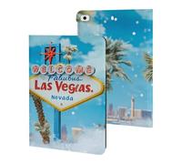Welcome to Fabulous Las Vegas Case for iPad 10th-1st Generation | PU Tablet Protective Cover with TPU inner for Pad 2018-2022, Air 1-5, Pro 2016-2022, Mini 1-6