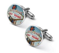 Welcome to Fabulous Las Vegas Cufflinks for Men Women Cuff Links Tuxedo Shirt Personalised Printed Jewelry Accessories