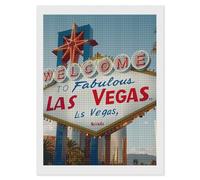 Welcome to Fabulous Las Vegas Funny Adult Diamond Art Painting Kits Personalised Drill Craft Picture Wall Decor