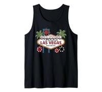 Welcome to Fabulous Las Vegas Nevada Gambling Poker Chips Tank Top