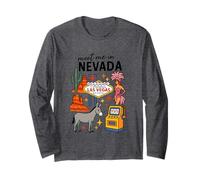 Welcome to Fabulous Las Vegas Nevada Retro Long Sleeve T-Shirt