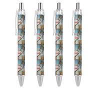 Welcome to Fabulous Las Vegas Retractable Ballpoint Pens Black Ink 0.5mm Fine Tip Ball Point Pencil Office Supplies