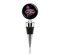 Welcome to Fabulous Las Vegas Wine Bottle Stoppers Stainless Steel Champagne Stoppers for Gifts Bar Holiday Party Wedding