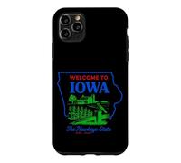 Welcome To Iowa Vintage Farm State Countryside Art Case for iPhone 11 Pro Max