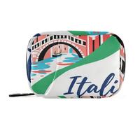 Welcome to Italy Scenery Culture Medicine Bags with Detachable Compartments Convenient Small Pill Organizer