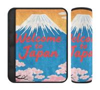 Welcome to Japan Scenery Culture 2 Pack Belt Strap Covers Protects Your Neck and Shoulders for Sedan funda para cinturón de carro