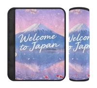 Welcome to Japan Scenery Culture 2 pcs seat Belts Covers Protects Your Neck and Shoulders for Sedan Protector para cinturón de carro