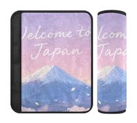 Welcome to Japan Scenery Culture 2 pcs Shoulder Strap pad More Comfort Driving for SUV accesorios para carro