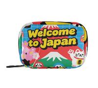 Welcome to Japan Scenery Culture Vitamins Bags with Detachable Compartments Convenient Day Pill Organizer