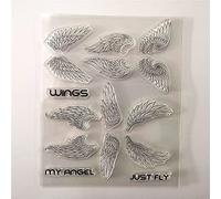 Welcome to Joyful 1pcs Different Wing Clear Stamp for Card Making Decoration and Scrapbooking 11x15cm