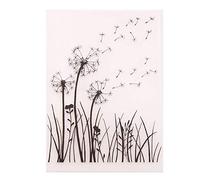 Welcome to Joyful Home 1PC Dandelion Background Embossing Folder for Card Making Floral DIY Plastic Scrapbooking Photo Album Card Paper DIY Craft Decoration Template Mold