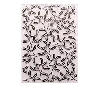 Welcome to Joyful Home 1PC Flower Leaves Background Embossing Folder for Card Making Floral DIY Plastic Scrapbooking Photo Album Card Paper DIY Craft Decoration Template Mold 11x16cm