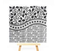 Welcome to Joyful Home 1PC X-mas Background Embossing Folder for Card Making Floral DIY Plastic Scrapbooking Photo Album Card Paper DIY Craft Decoration Template Mold