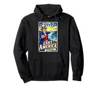 Welcome To LAKE AMERICA Apparently USA United States Pullover Hoodie