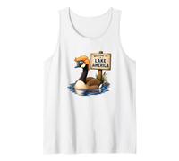 Welcome to Lake America Goose Great Lakes Humor Shirt Tank Top