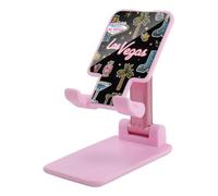Welcome to Las Vegas Foldable Mobile Phone Holder Stand for Desk Pink-style