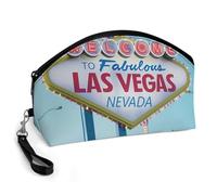 Welcome to Las Vegas Travel Makeup Bag Cosmetic Toiletry Bags Organizer Case with Lanyard