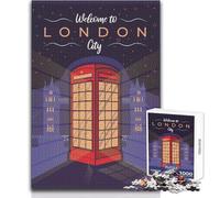 Welcome To London City 1000 Piece Puzzle For Adults Play And Learn Smart Activity Unique Heartfelt Celebration Gift Size 38x52cm