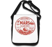 Welcome to Mars Colony with Visa Approval Shoulder Bag White