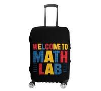 Welcome to Math Lab Funny Luggage Cover for Suitcase Washable Travel Trolley Case Universal Protector