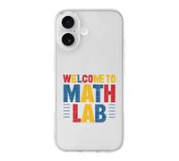 Welcome To Math Lab Phone Case Compatible with iPhone 17 Air Pro Max Shockproof TPU Protective Cover