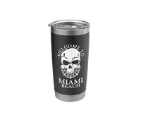 Welcome to Miami Beach Stainless Steel Insulated Tumbler