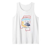 Welcome to Mississippi Vintage Travel Southern Pride Tank Top
