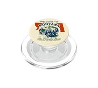 Welcome to Montana Bear Illustration Retro Adventure PopSockets PopGrip for MagSafe