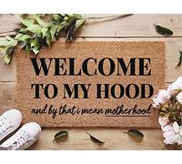 Welcome To Motherhood - Mother'S Day Doormat Stylish Bath Mats Decorative Mat Entry For Patios Patio Outdoor 40 X 60Cm