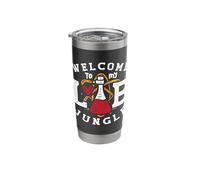 Welcome to My Lab Jungle Technologist Laboratory Technician Stainless Steel Insulated Tumbler