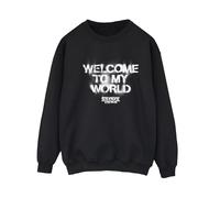 Welcome To My World Sweatshirt Stranger Things Black 4XL