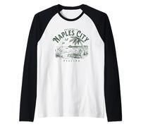 Welcome to Naples City Florida Raglan Baseball Tee