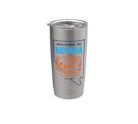 Welcome to Nevada EST. 1864 Retro Pride Stainless Steel Insulated Tumbler